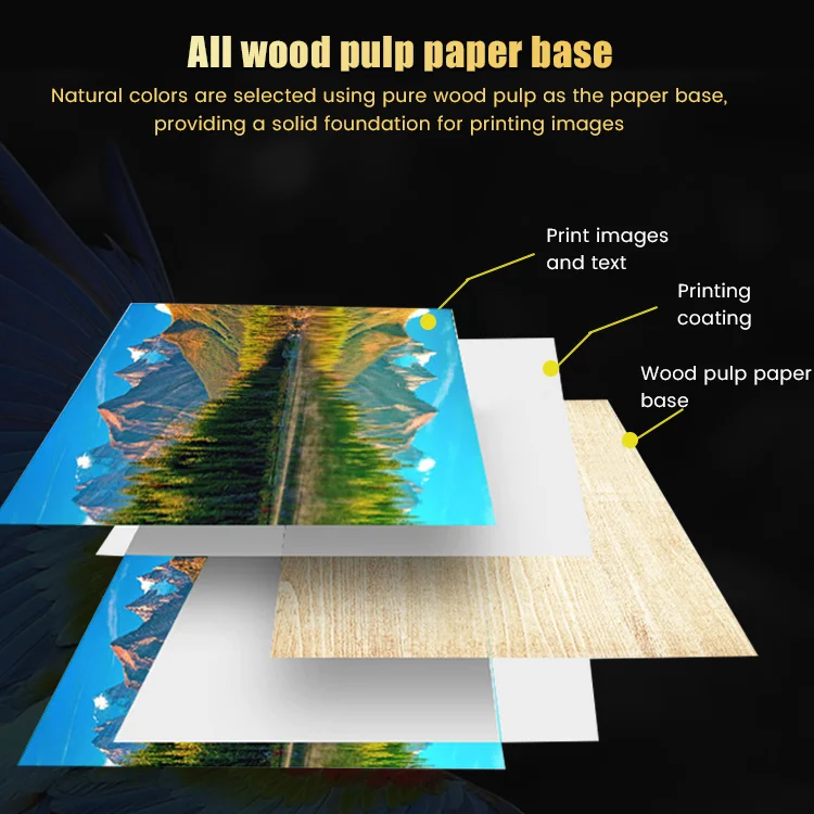 Wholesale High Glossy Photo PaperBy Sheet Inkjet Printing Photo Paper