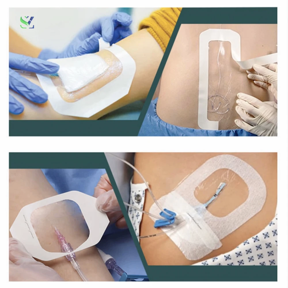 Sterile Waterproof Shower Shield tattoo Wound Adhesive Bandage Transparent PU Film Dressing IV Cannula Fixation Patch
