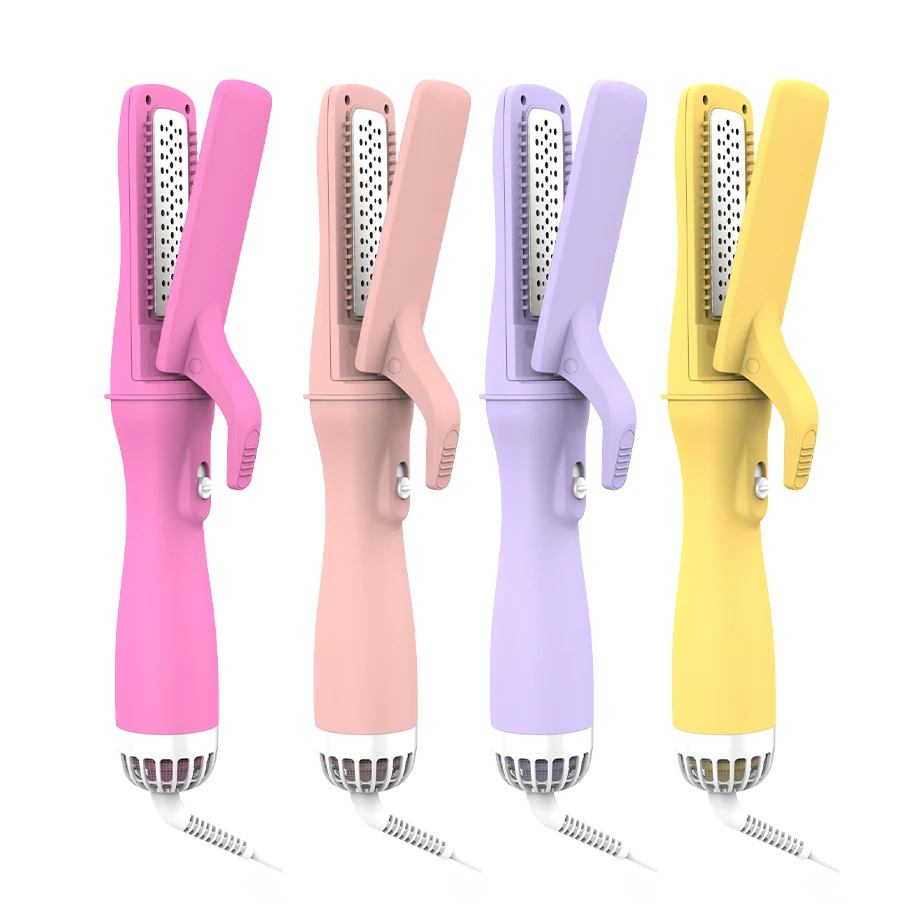 Hair Straightening Nanotitanium Planchas De Cabello Profesional Cermicas 3 In 1 Straightener Curler Power Cord For Japanese Iron