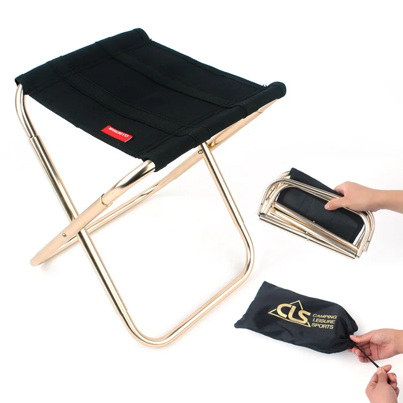  Outdoor Ultralight Portable Folding Chairs with Carry Bag Camping Beach for