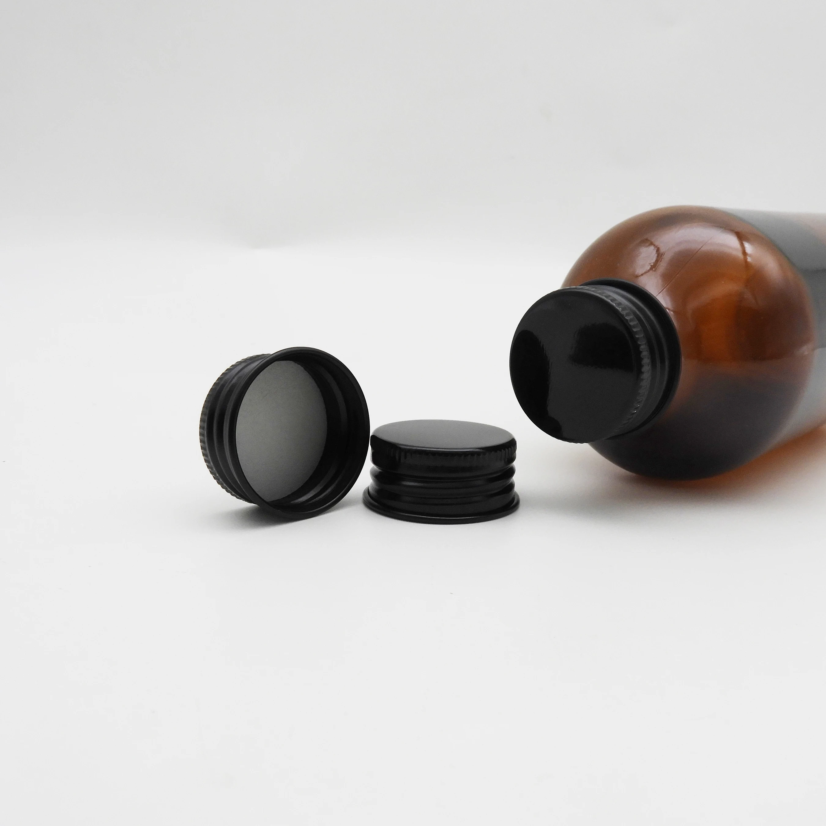Custom 28mm Aluminum glass bottle screw cap high-quality threaded aluminum cap