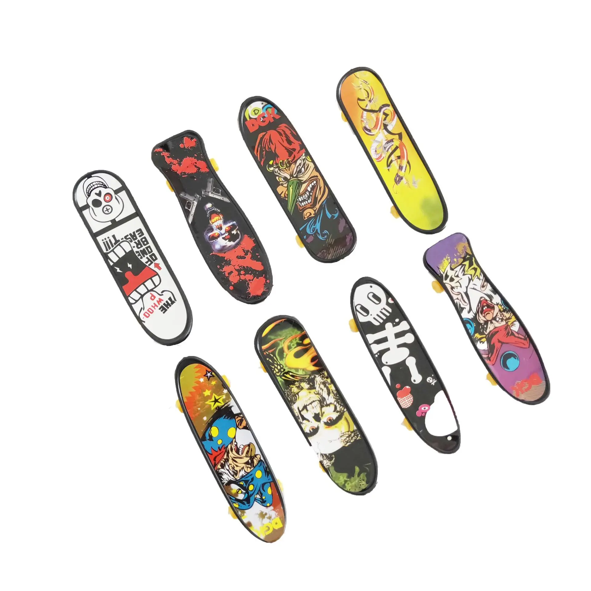 Logo Custom Cheap Plastic Mini Finger Skate Sports Skateboard Fingerboard Toy For Kid Playing