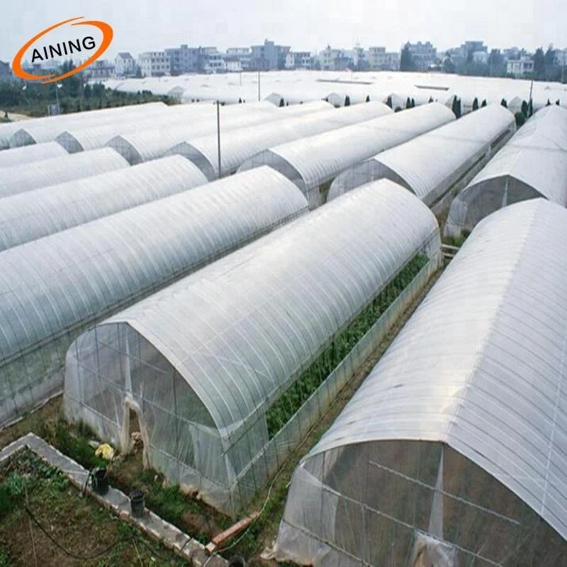 УФ-защита PO 4mil 6mil теплица пластиковая пленка рулоны для зеленого