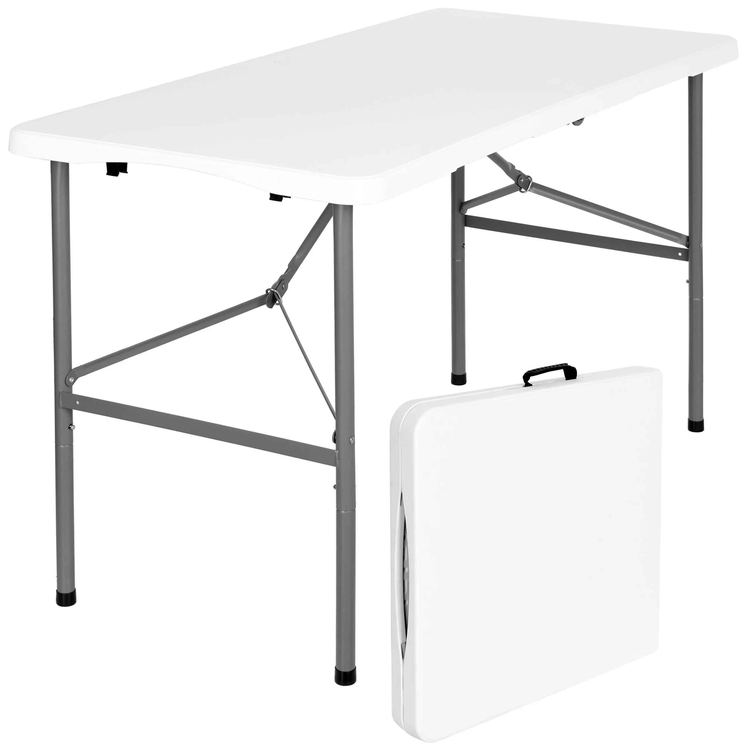 HDPE White 120cm Square Catering Table Outdoor Folding Party Table Plastic Folding Table