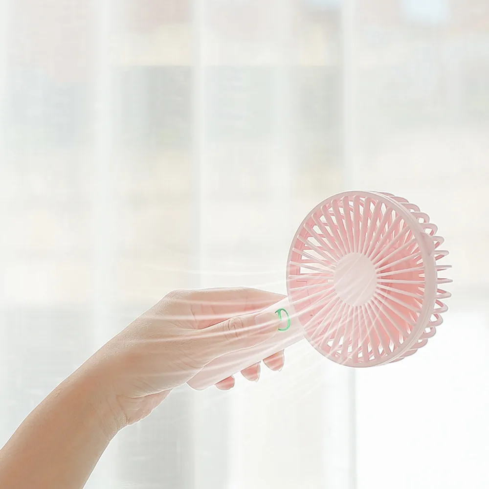 2020 cooling USB portable fan hand rechargeable mini fan handy fan