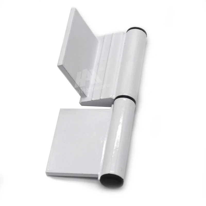 Aluminum window hinge white color powder coating 180 degree flag door hinge