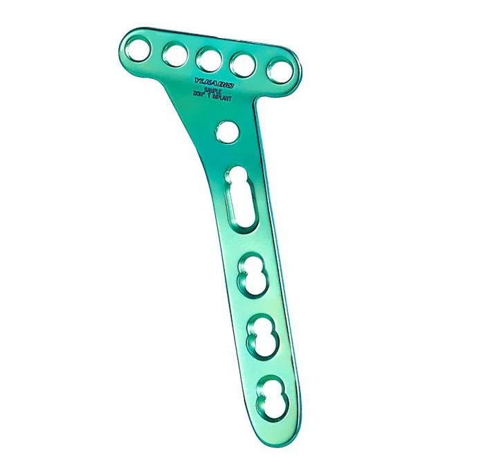 
Orthopedics Implant Oblique T-shaped Radius Locking Plates 