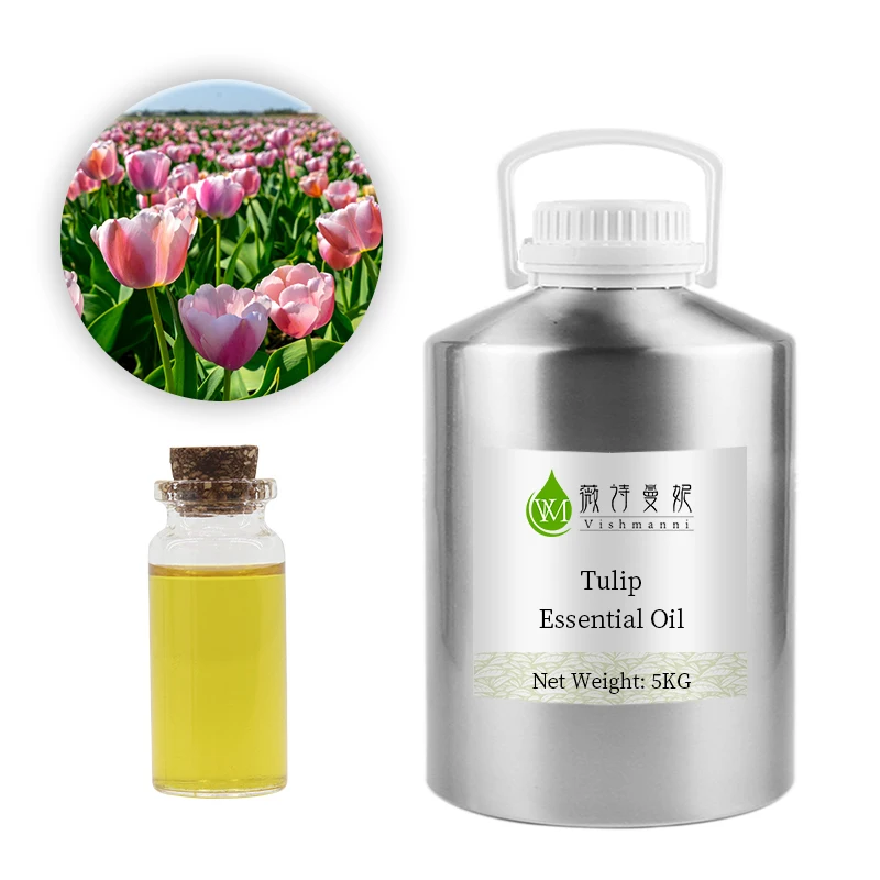 Высококонцентрированное долговечное дизайнерское чистое ароматическое масло тюльпана 1 кг 5 кг для изготовления свечей
