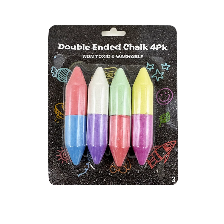 non toxic eco friendly outdoor 3pk rainbow easy grip sidewalk chalk kids