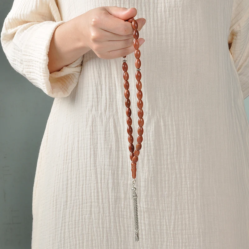 YS123 7 muslim tasbih islamic religious baptism Meditation product souvenir Beads fawaf tasbih necklaces  tasbih Beads