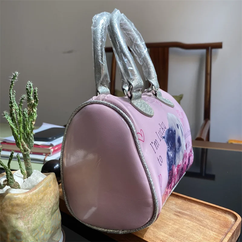 2025 Cheap Wholesale PU Printed Pattern Children Kids Mini Handbag