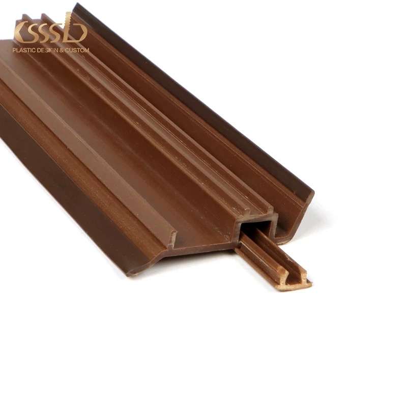 PVC chamfered skirting board
