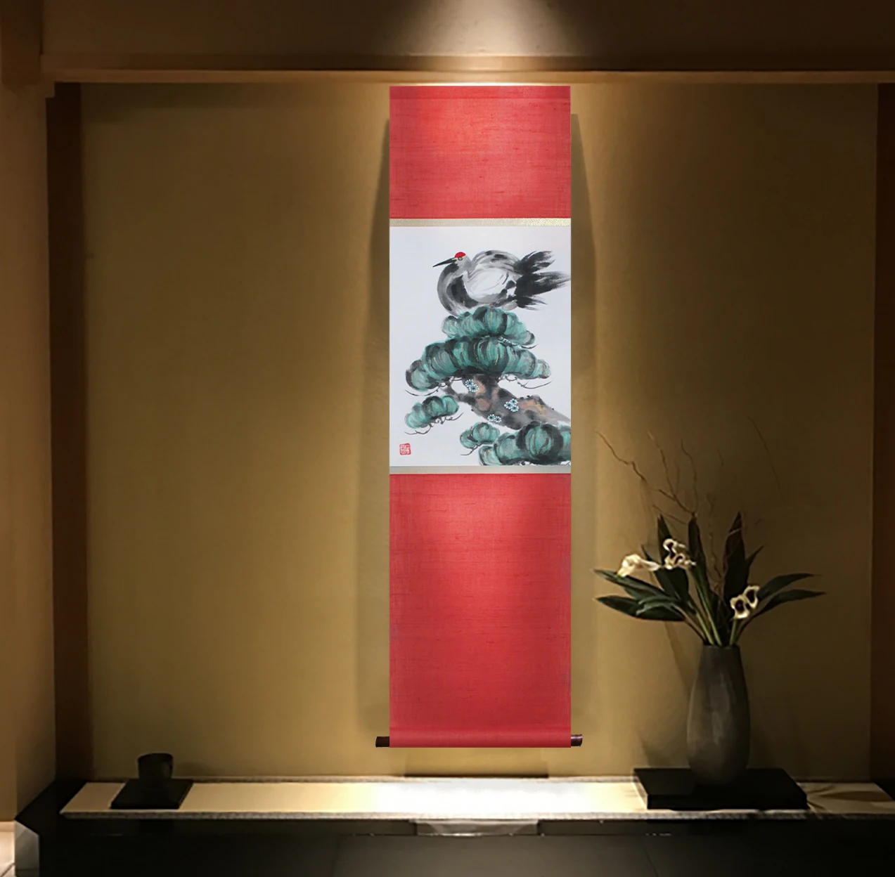 Japanese shelf home decor interior wall decoration for living room