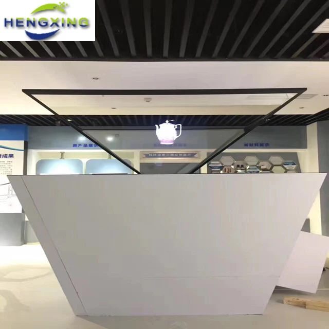 Magic 3D display in reception areas of Hologram display showcase