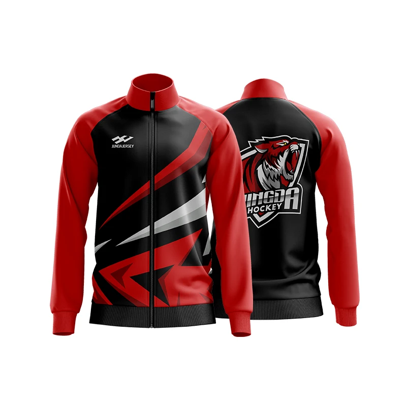 Factory Direct Price Free Design Latest Ice Hockey Team Shirt Long Sleeve Custom Authentic Ice Hockey Jersey