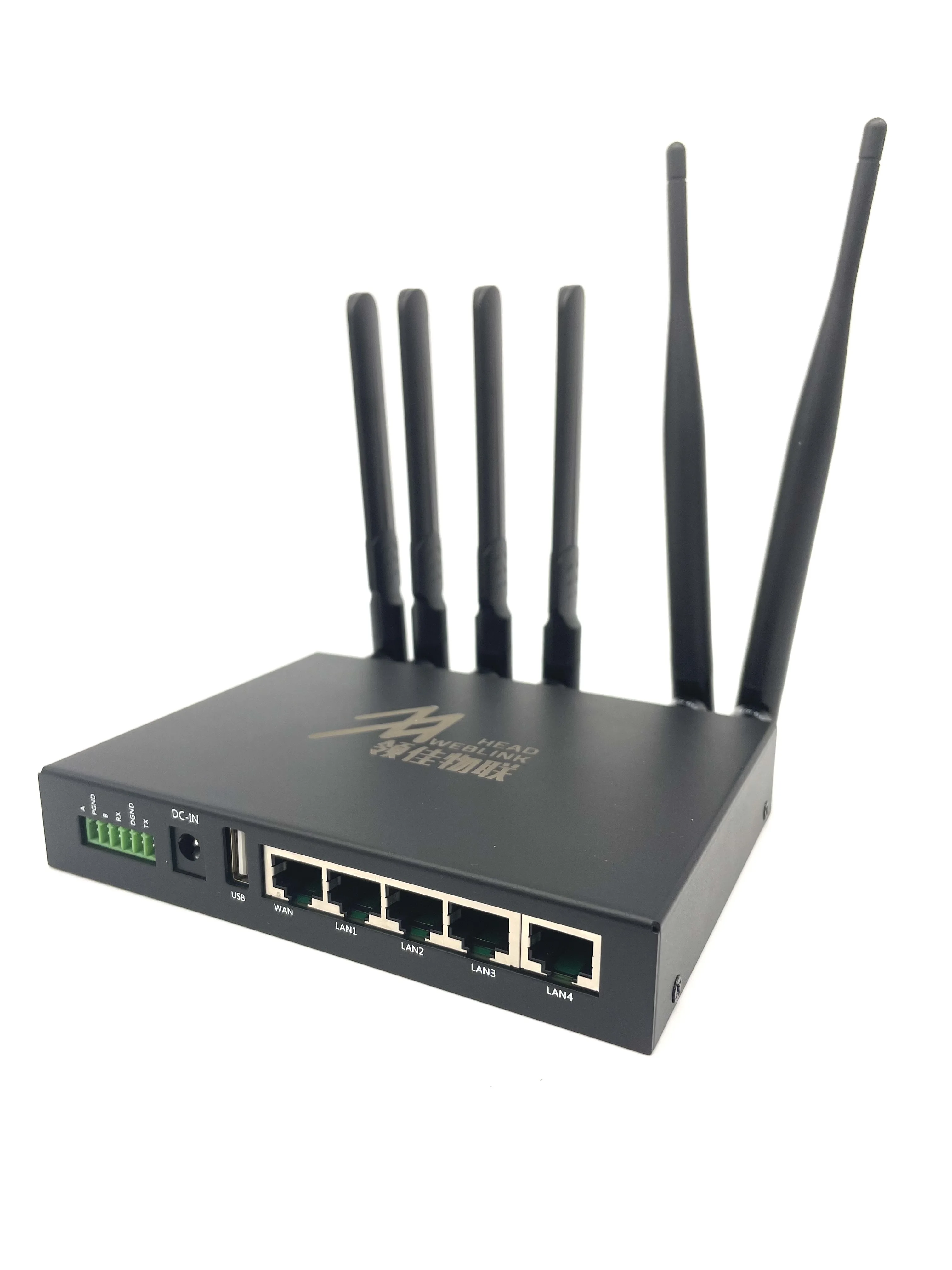 1200Mbps data rate 6 port wireless netgear router 4g  industrial wifi router VPN