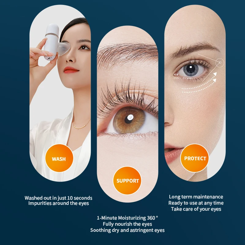 Misting Eye Moisturizer and Massager Soothes Eye Muscles Moisturizes and Nourishes Eye Area Skin