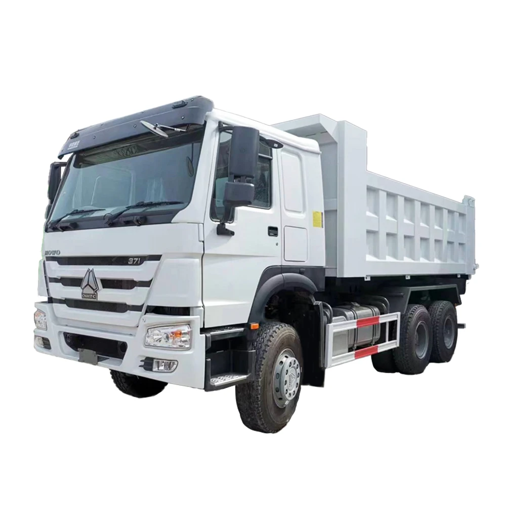 10 Wheels Howo Dump Truck 371 375 HP Used Left Hand Drive Sinotruk Tipper Truck Second Hand Sino Trucks