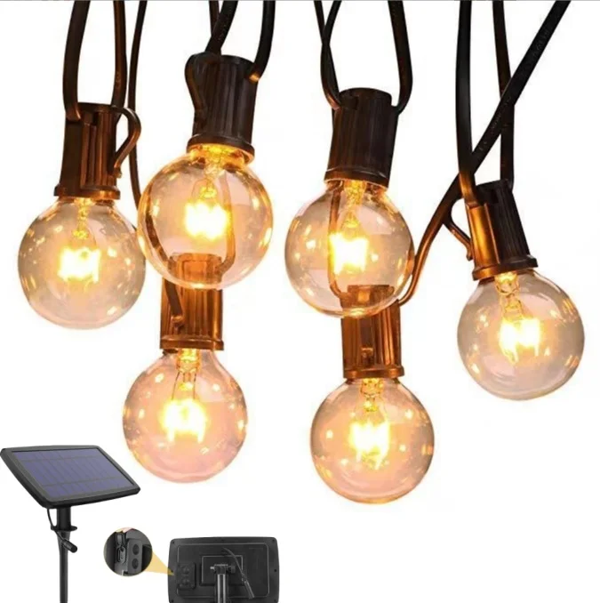 Crystal Ball Bright Star Solar Strip Light LED Bulb Yard Porch Smart Wedding Party Outdoor Waterproof Christmas Decor