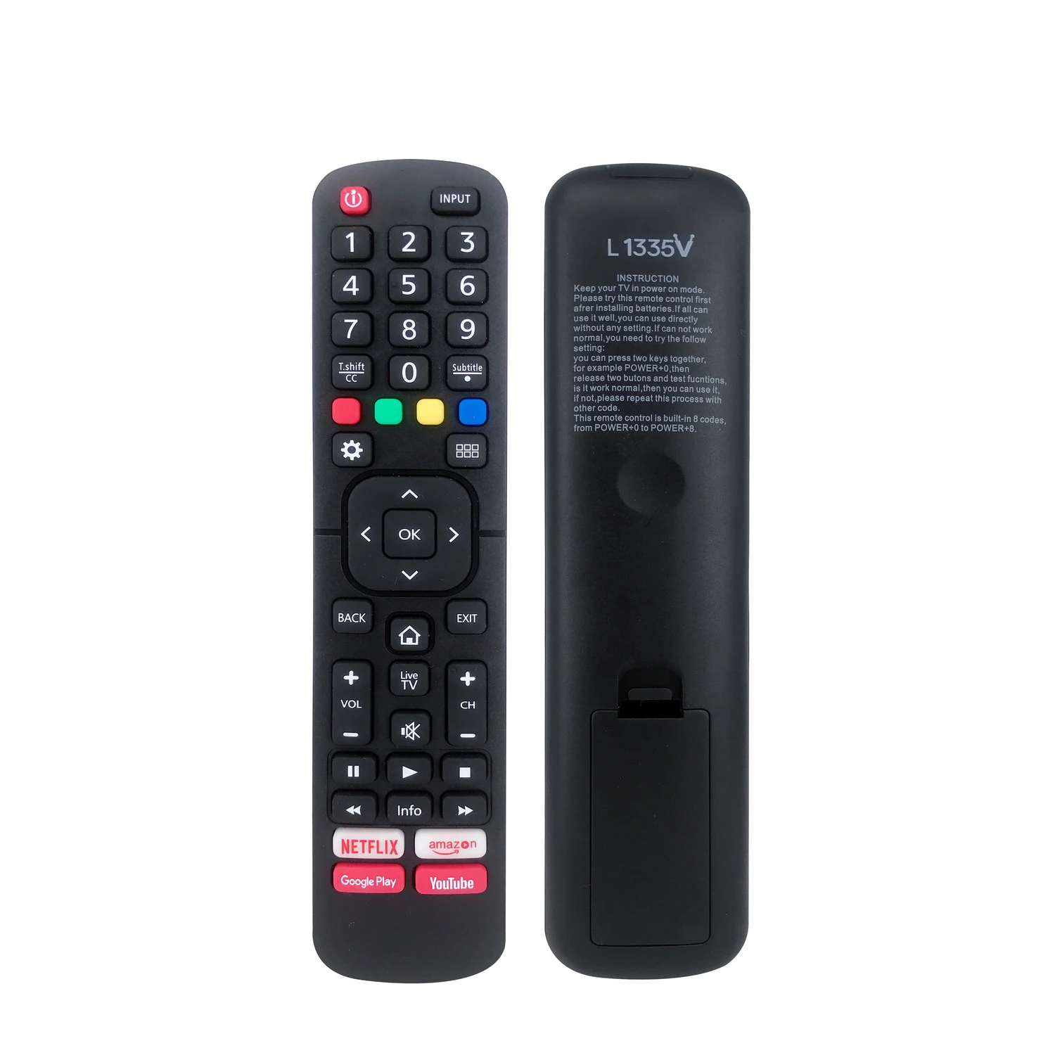 
Hot sale TV control remote L1335V for HISENSE LCD/LED TV remote with factory price 