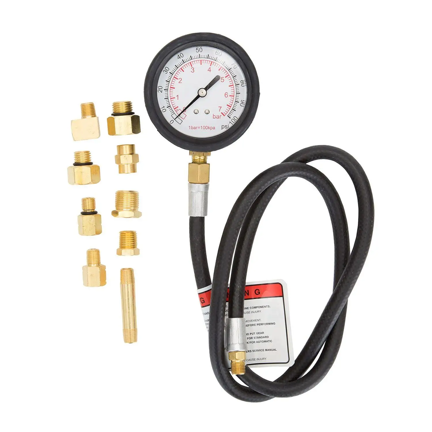 Oil Pressure Tester Tool Oil Pressure Gauge kit 0-140 PSI Pressure Test Diagnostic Tools