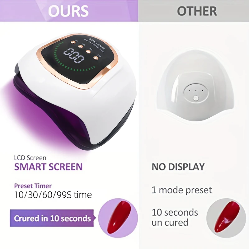 OEM Uv Led Nail Lamp Nail Dryer with 72 lamp Beads Used in Nail Beauty Salon Suitable for Pedicure Manicure