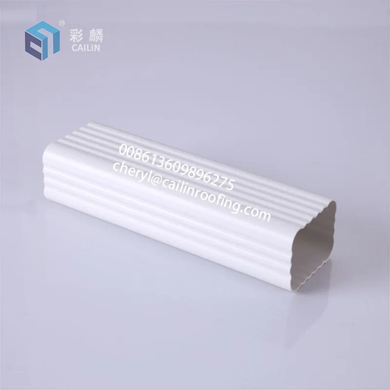 Hot Sale PVC Guttering Roof Drain Pipe Rain Gutters Drainage System with Leaf Guard