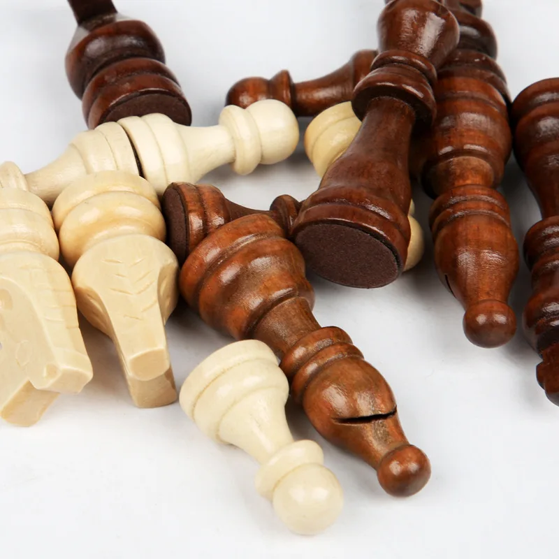 Wooden Chess Set  Chess board Set Folding Board Chess Game Set  For Party And Family