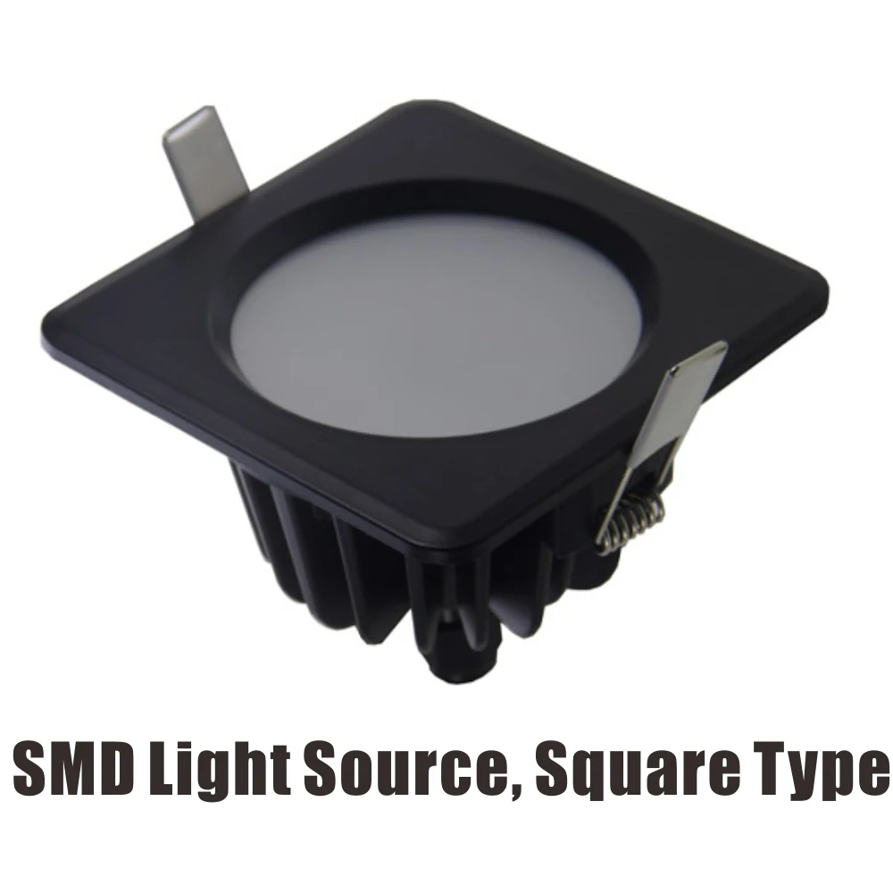 Светодиодные потолочные светильники с алюминиевым корпусом ip65 smd 17 Вт Точечный светильник для ванной 12 cob