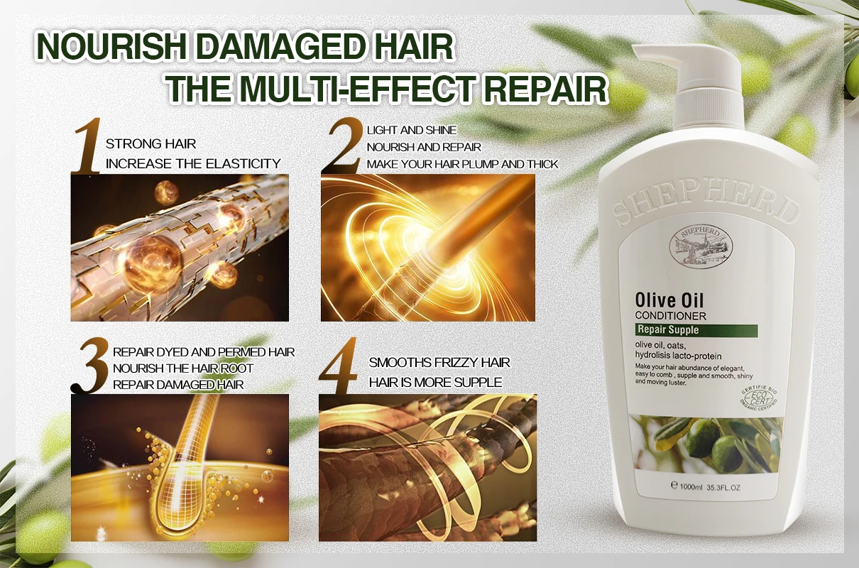 custom logo private label OEM wholesales big size 1000ml luxury goat milk  hair lotion  fruit hair conditioner