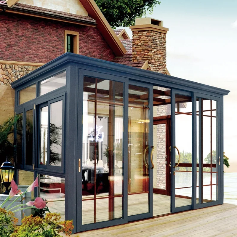 
ROGENILAN all kinds customized prefabricate glass garden house 