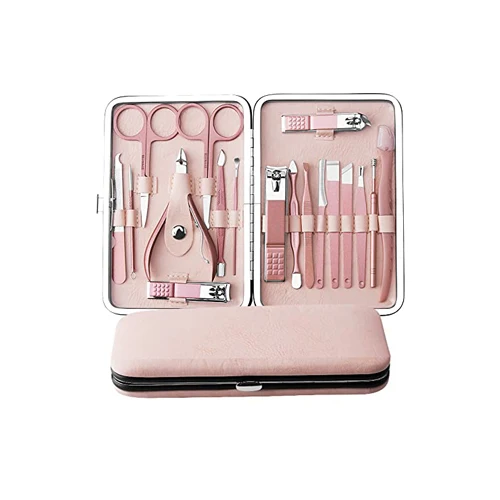 High quality Manicure Sets For Women Gift Manicure set Professional, Nail Clippers Manicure Kit Pedicure Kit 18 in 1