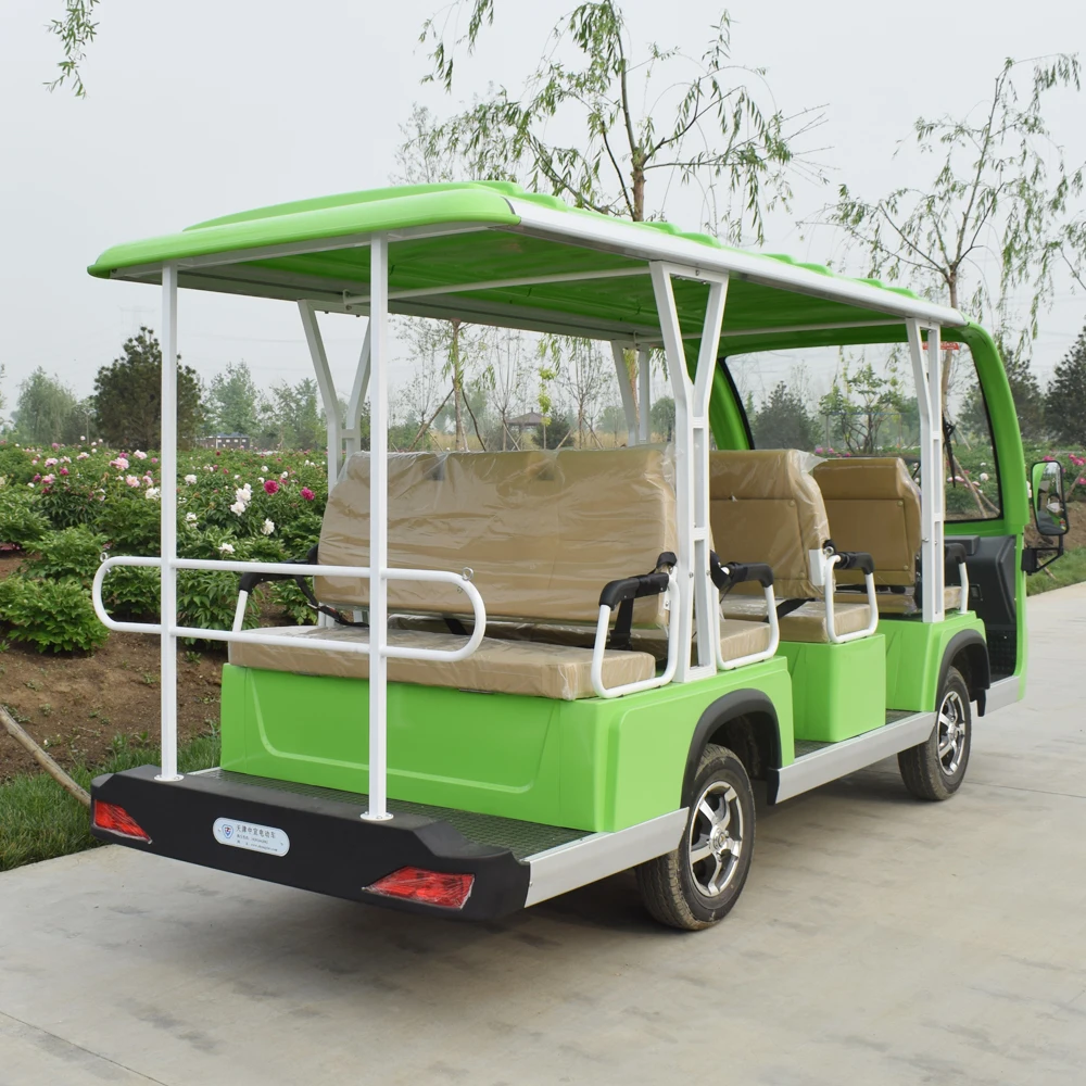 11 person solar electric bus with CE certificate