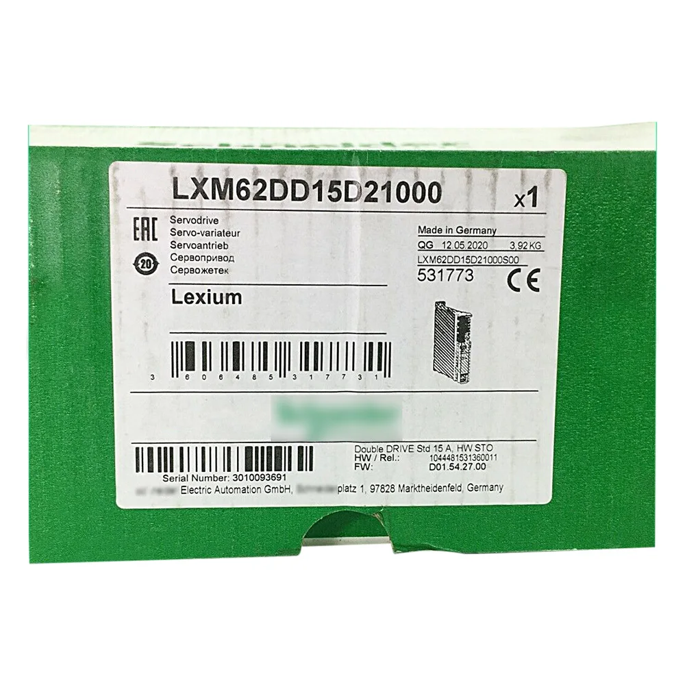 Новый оригинальный сервопривод Lexium LXM 62D LXM62DD15D21000 LXM62DD15Dxxxxx