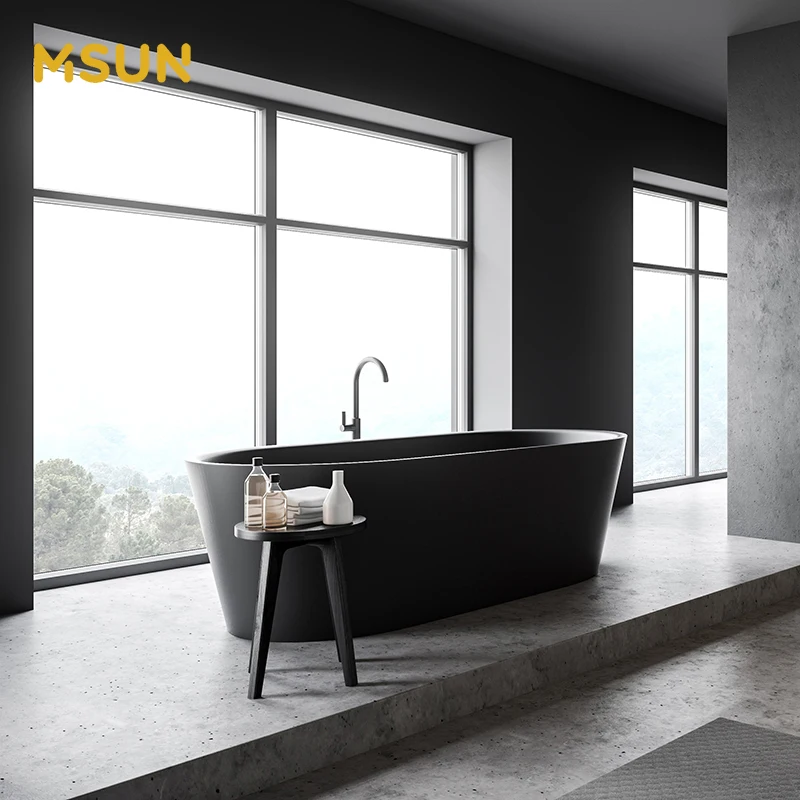 MSUN Small Bathtub Freestanding Bathtubs Bathroom Shower Bath tub for Baby PMMA Tubs