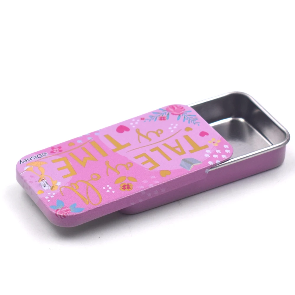 
2019 Hot Sale Lip Balm Slide Metal Tin Box 