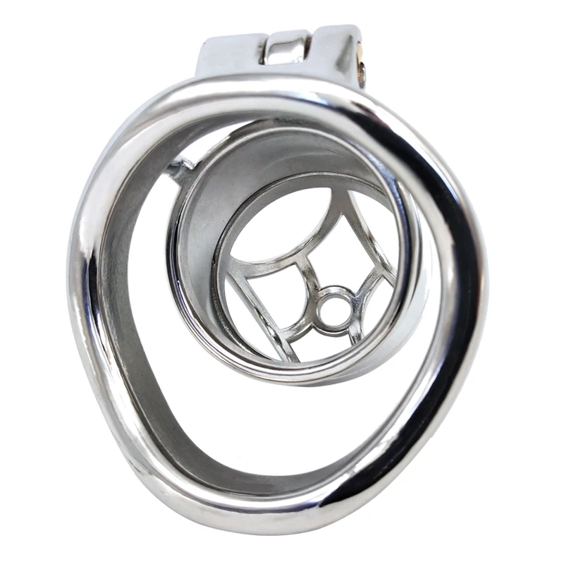 FRRK-21 Cock Cage Male Chastity Device Locked Cage Sex Toy Comfortable Cock Cage Adult Game Sex Toy Exercise Stainless Steel