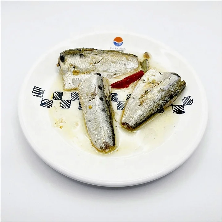 Canned fish canned sardine with Spicy vegetable oil private label
