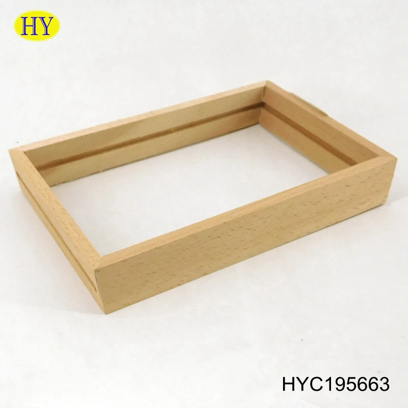 Picture Frames Wooden Photo Frame Unfinished Wood Natural Wholesale Custom Recycled Wall-mounted A4 Solid Eco-friendly HY