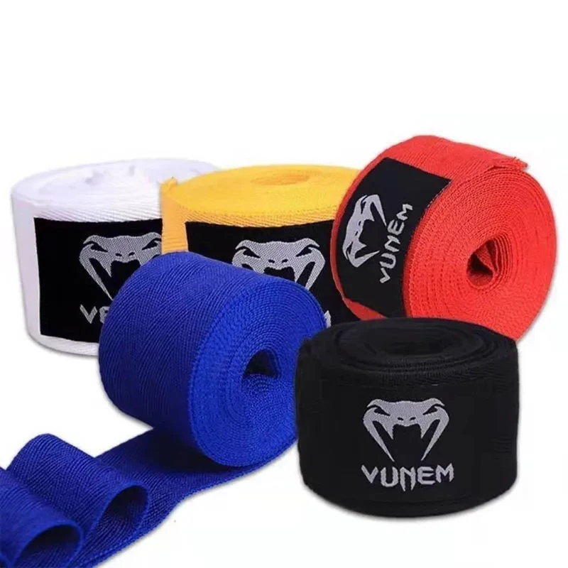 Hot Sale MMA Training 3m Comfortable Wear Resistant Breathable Semi Elastic Custom Logo Boxing Bandage Hand Wraps