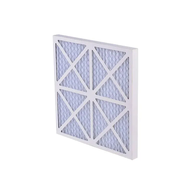 Customized Merv 8 pleated ac furnace air filter Cardboard Paper frame 16x20x1 for HVAC air conditioning system China supplier