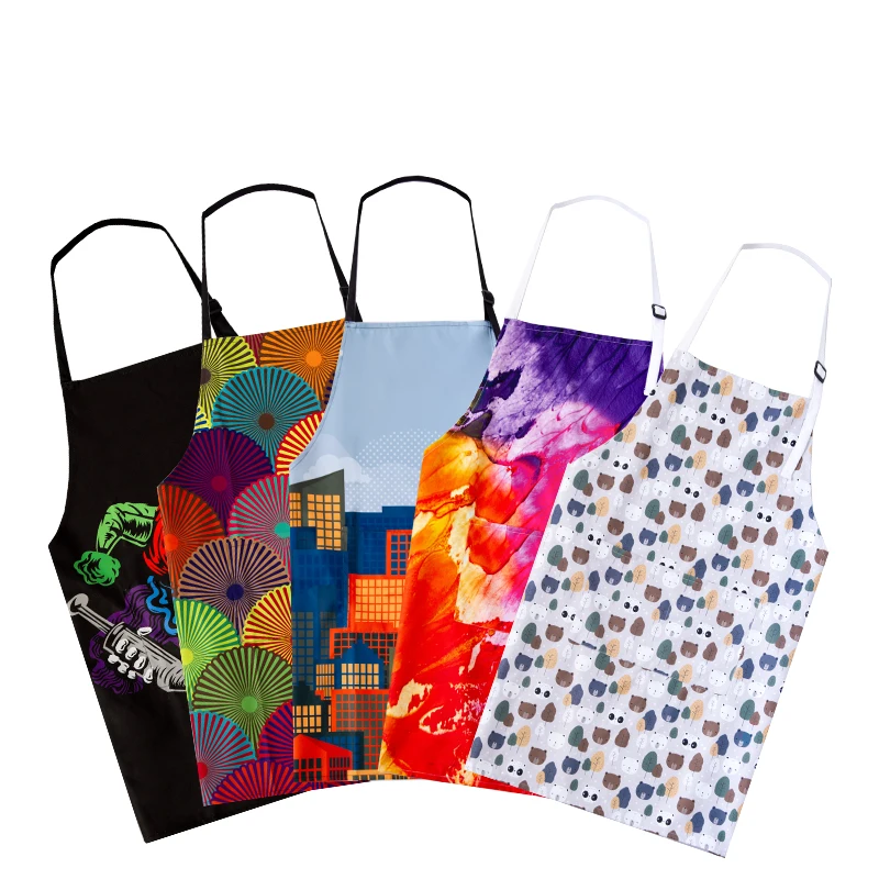 Рекламные медведь художников фартук шеф-повар узоры серверов с карманами