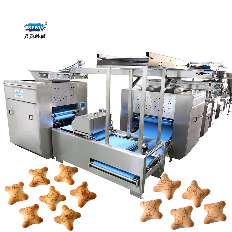 Automatic Biscuit Production Line Crackers Biscuits Machine Laminator Machine For Hard Biscuits