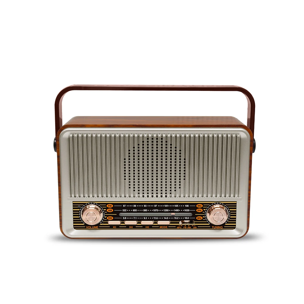 MD511 Meier Kemai china bass short wave am/fm portable tf card antique radio classic vintage retro wooden sw am fm home radio