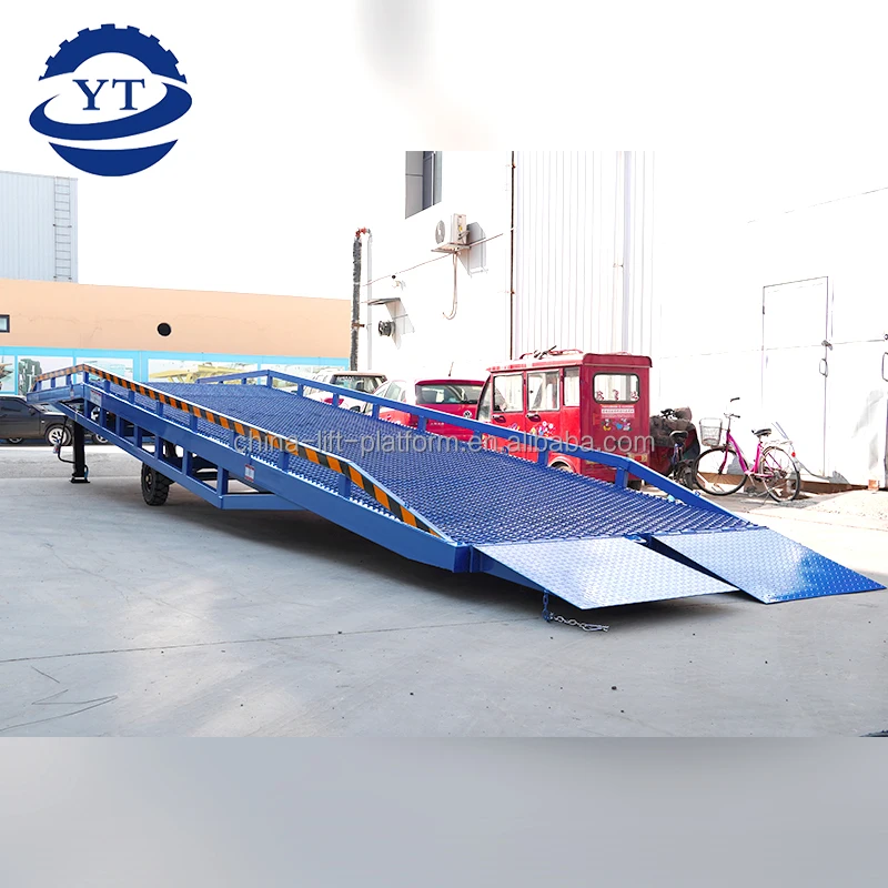 Warehouse electric hydraulic dock leveler mobile container load yard ramp Boarding Bridge