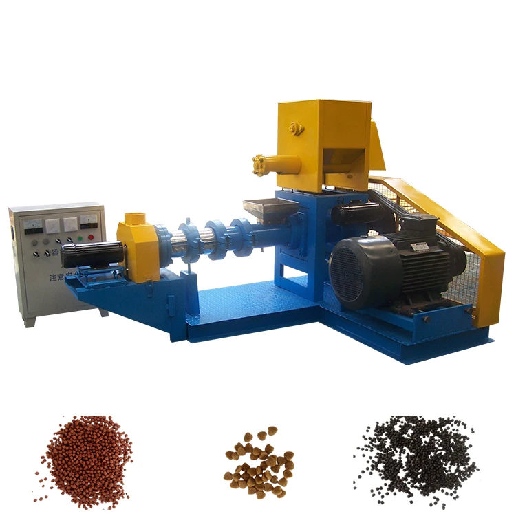 Pellet Animal Fish Feed Making Machine 200kg/H Pet Bird Piglets Food Mill Extruder Machine
