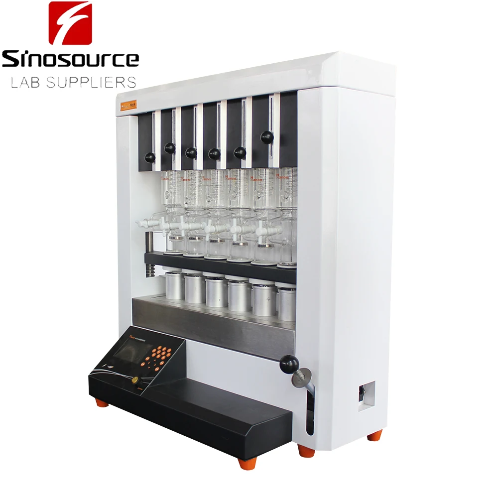 Soxhlet Extraction Fat Analyzer Machine with Automatic Temperature Control  SOX406