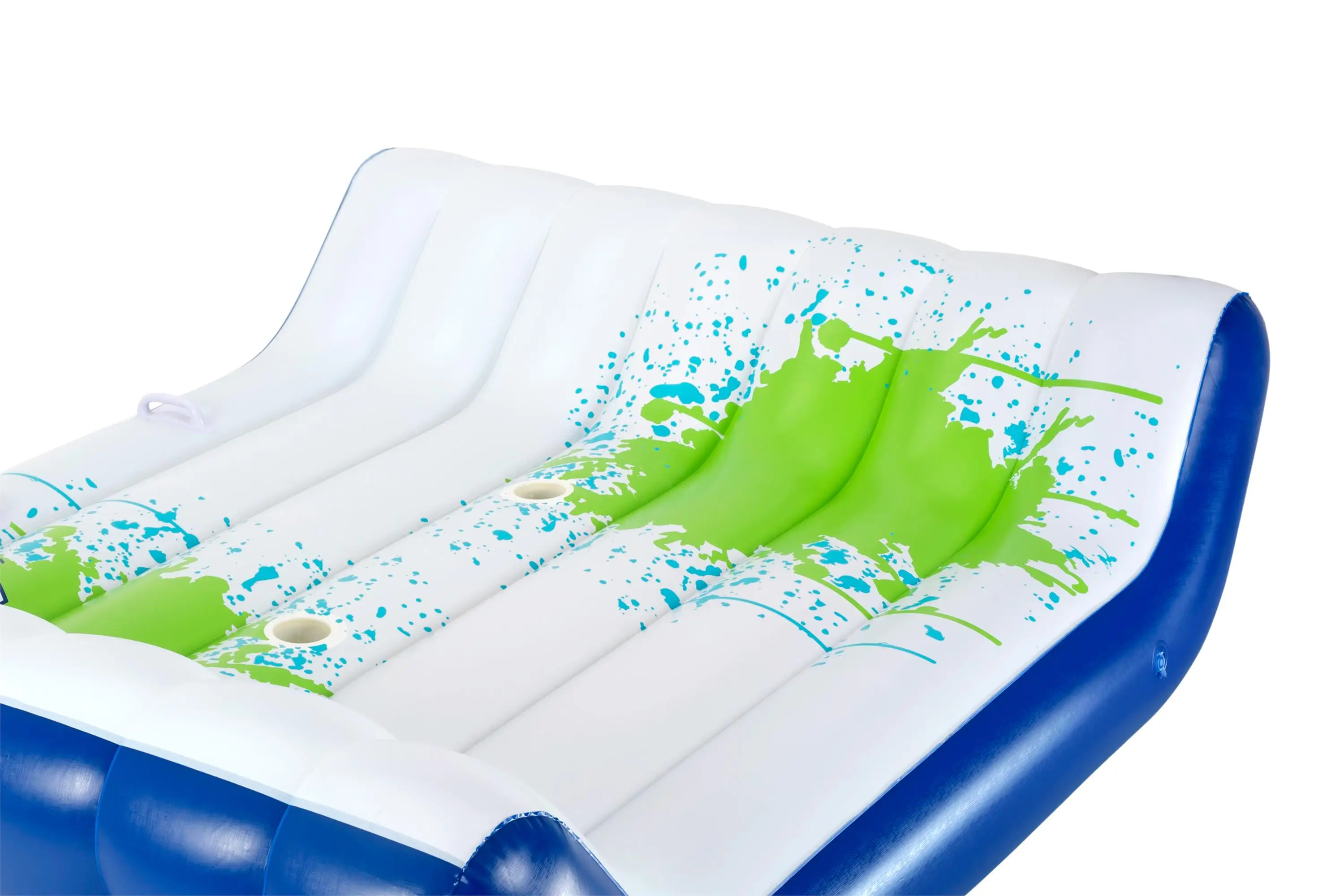 Bestway 43297 охлаждающий надувной остров для 2 человек, надувной плавающий аквапарк 2,21 м X 1,74 м