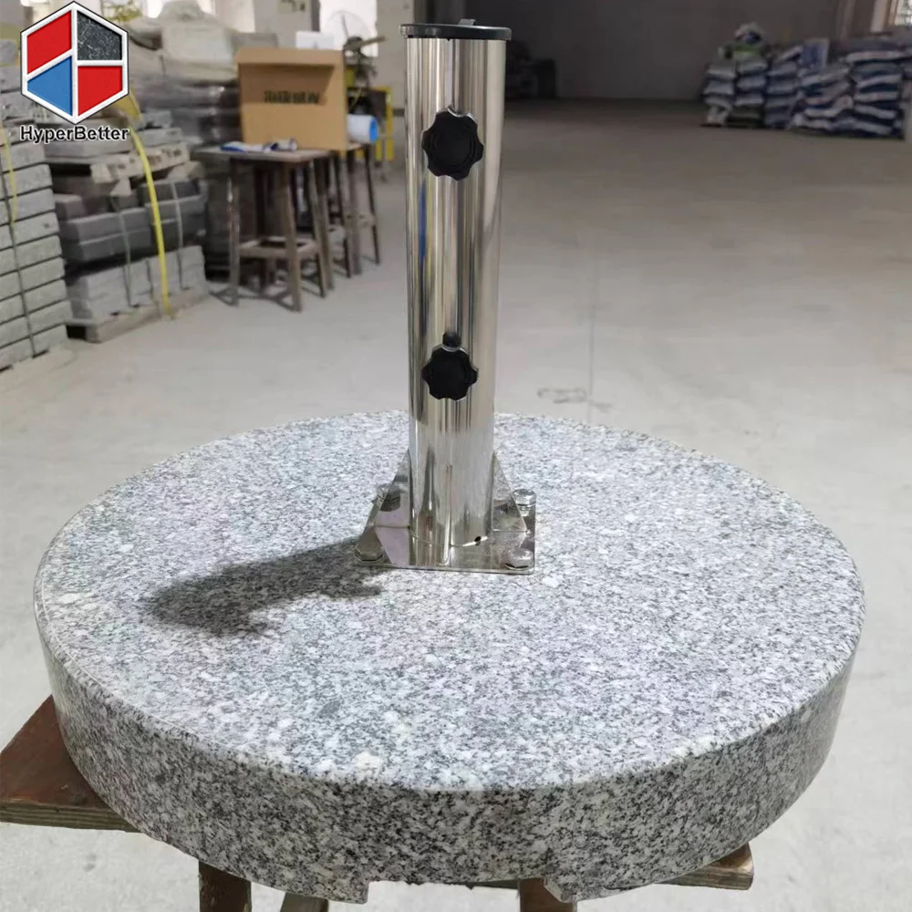 52kgs grey granite parasol base