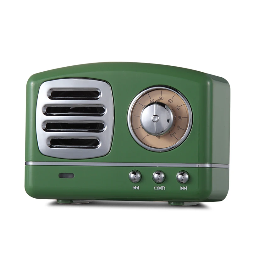 Wireless Speaker With Pocket USB Fm Radio HM11 Radio Portable Speakers Retro